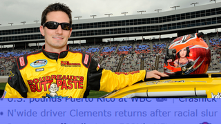 ESPN Uses An Unfortunate Abbreviation For NASCAR Driver Suspended For Racial Slur